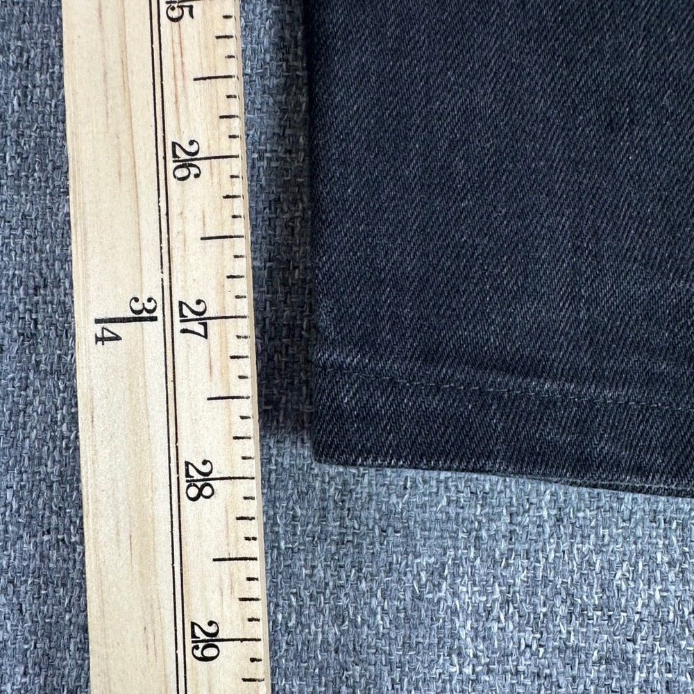 Naked & Famous Jeans Mens 28 Weird Guy Black Cobra Stretch Selvedge Button Fly - Picture 11 of 12